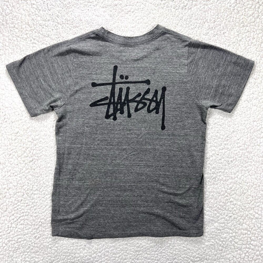 Stussy Gray Short Sleeve Tee